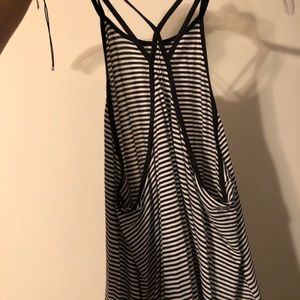 Hollister striped halter top